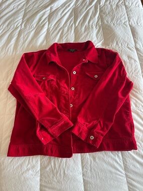 Red Corduroy Jacket